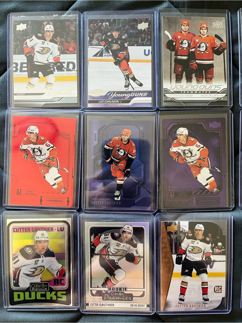 💎 Anaheim Ducks (65) card lot 💎
